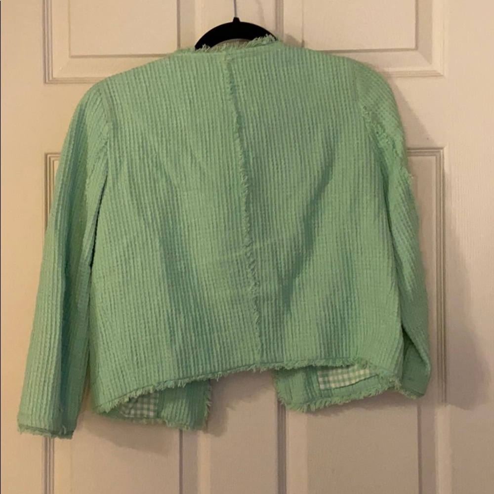 Zara Basic Mint Blazer - image 3